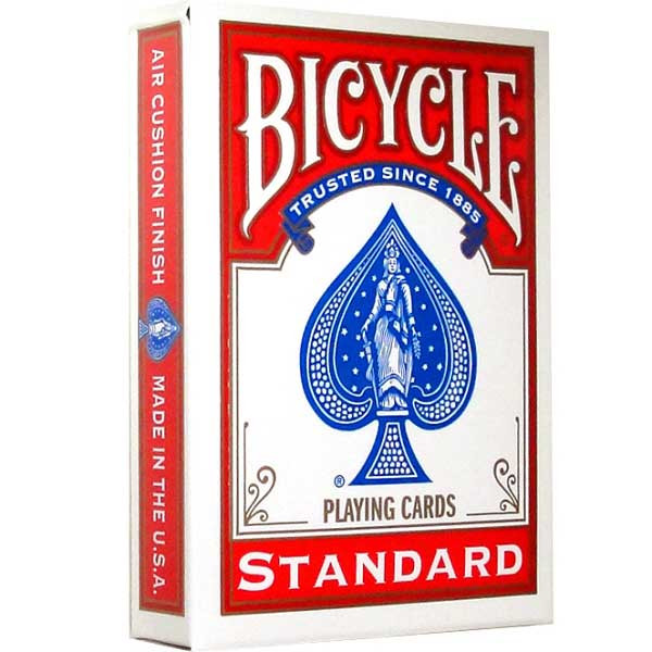 Bicycle 808 Standard Playing cards, Red