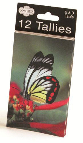 Congress Butterfly Tally Cards