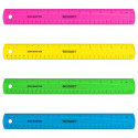12" Shatterproof Ruler with Anti-Microbial, Assorted Translucent Colors - ACM14381 | Acme United Corporation | Rulers
