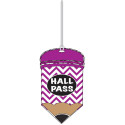 ASH10445 - Chevron Pencil Hall Pass in Hall Passes