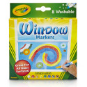 BIN588165 - Crayola 8Ct Washable Window Markers in Markers