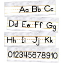 Simply Boho Alphabet Line Manuscript Mini Bulletin Board Set - CD-110507 | Carson Dellosa Education | Alphabet Lines