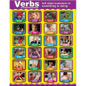CD-114049 - Verbs Photographic Chartlets Curriculum Gr 1-3 in Language Arts
