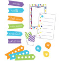 Sparkle + Shine Rainbow Planner Accents Sticker Pack, 252 Pieces - CD-168293 | Carson Dellosa Education | Stickers