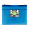 Expanding File Folder, 13-Pocket, Hanging Tabs, Bright Blue - CLI58215 | C-Line Products Inc | Folders