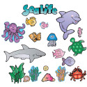 DJ-610032 - Sea Life Bulletin Board Set in Science