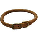 CircleT Rustic Leather Dog Collar Chocolate - 12L x 3/8"W - EPP-3213CH12 | Circle T Leather | 1730"
