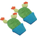 AE Cage Company Nibbles Potted Cactus Loofah Chew Toys - 2 count - EPP-AE00987 | AE Cage Company | 2152