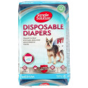 Simple Solution Disposable Diapers - Medium - 12 Count - (Waist 16.5-21") - EPP-BM10584 | Simple Solution | 1987"