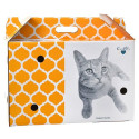 OurPets Cosmic Catnip Pet Shuttle Cardboard Carrier - Small - 15.5in.L x 10in.W x 10.75in.H - EPP-CC02001 | OurPets | 1922