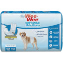 Four Paws Wee Wee Disposable Male Dog Wraps - Medium/Large - 12 Pack - (Fits Waists 15-29.5") - EPP-FF97227 | Four Paws | 1987"