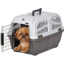 MidWest Skudo Travel Carrier Gray Plastic Dog Carrier - Small - 1 count - EPP-HY01825 | Mid West | 1956