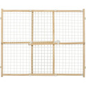 MidWest Wire Mesh Wood Presuure Mount Pet Safety Gate - 32 tall - 1 count - EPP-HY02280 | Mid West | 1967"