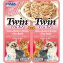 Inaba Twin Packs Tuna and Chicken Recipe in Tuna Broth for Cats - 2 count - EPP-INA00855 | Inaba | 1930