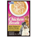 Inaba Chicken Broth with Chicken and Salmon Recipe Side Dish for Cats - 1.76 oz - EPP-INA00873 | Inaba | 1930