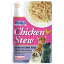 Inaba Chicken Stew Chicken with Salmon Recipe Side Dish for Cats - 1.4 oz - EPP-INA71537 | Inaba | 1930