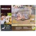 Precision Pet Pro Value by Great Crate - 2 Door Crate - Black - Model 2000 (24L x 18"W x 19"H) For Dogs up to 25 lbs - EPP-PM11272 | Precision Pet | 1733"