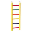 Prevue Carpenter Creations Hardwood Bird Ladder Assorted Colors - 6 Rung 12in. Long - EPP-PV01135 | Prevue Pet Products | 1908