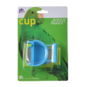 Prevue Birdie Basics Cup with Mirror - 1 Pack - 1.5 oz - (Assorted Colors) - EPP-PV01183 | Prevue Pet Products | 1903