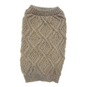Outdoor Dog Fisherman Dog Sweater - Taupe - XX-Large - (29-34" Neck to Tail) - EPP-ST02270 | Fashion Pet | 1959"