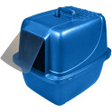 Van Ness Enclosed Cat Litter Pan with Zeolite Air Filter - X-Large Blue - EPP-VN00407 | Van Ness | 1937