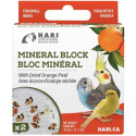 HARI Orange Peel Mineral Block for Small Birds - 1.2 oz - EPP-XB82193 | Hari | 1909