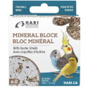 HARI Oyster Shell Mineral Block for Small Birds - 1.4 oz - EPP-XB82194 | Hari | 1909
