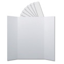 Corrugated Project Boards & Headers Set, 36" x 48", White, 24 Sets - FLP30242 | Flipside | Presentation Boards