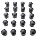 Pack of 20 Safety End Caps for Standard Foosball Tables