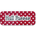 HAS150 - Polka Dot Hanging Rack For Hall Passes in Hall Passes
