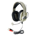 HECHA66M - Deluxe Multimedia Headphone W/ Mic in Headphones