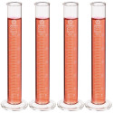 4-pack Glass Cylinders, 50mL