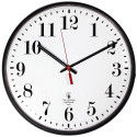 ILC67300002 - 12.75In Blk Slimline Clock Std Num 12In Dial Quartz Movement in Clocks