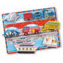 LCI3725 - Vehicles Chunky Puzzle in Wooden Puzzles