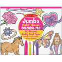 LCI4225 - Jumbo Coloring Pad Pink 11 X 14 in Art Activity Books