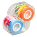 LEE19188 - Removable Highlighter Tape 1 Roll Each Of Six Fluorescent Colors in Tape & Tape Dispensers