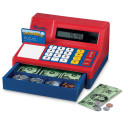 LER2629 - Calculator Cash Register W/ Us Currency in Shopping