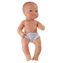 MLE31032 - Newborn Baby Doll White Girl 12-5/8L in Dolls