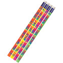 MUS2406D - Positively Wild About Learning 12Pk Motivational Fun Pencils in Pencils & Accessories