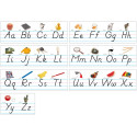 NST9010 - Alphabet Lines Modern Manuscript in Alphabet Lines