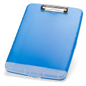 Slim Clipboard with Storage Box, Low Profile Clip & Storage Compartment, Blue - OIC83304 | Officemate Llc | Clipboards