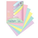 PAC101315 - Array Card Stock Pastel 100 Sht 5 Colors 8- 1/2 X 11 in Card Stock