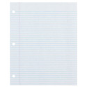 Recycled Filler Paper, White, 3-Hole Punched, 9/32" Ruled w/ Margin 8-1/2" x 11", 500 Sheets - PAC2417 | Dixon Ticonderoga Co - Pacon | Loose Leaf Paper