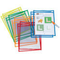 PACAC9869 - Dry Erase Pockets 10 Asst Colors St in Organizer Pockets