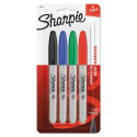 SAN30174PP - Sharpie Fine 4 Color Set Carded in Markers