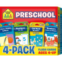 SZP04044 - Preschool Flash Cards 4 Pk in Resources
