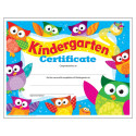 T-17009 - Kindergarten Certificate Owl Stars in Certificates