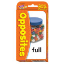 T-23025 - Pocket Flash Cards Opposites 56-Pk 3 X 5 Two-Sided Cards in Phonics