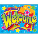 T-38334 - Welcome Stars Learning Chart in Classroom Theme