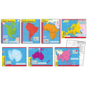 T-38930 - Combo Pks Continents Includes T38138 T38139 T38140 T38141 T38142 in Maps & Map Skills